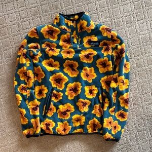 Kavu Floral Fleece Pullover - XS
